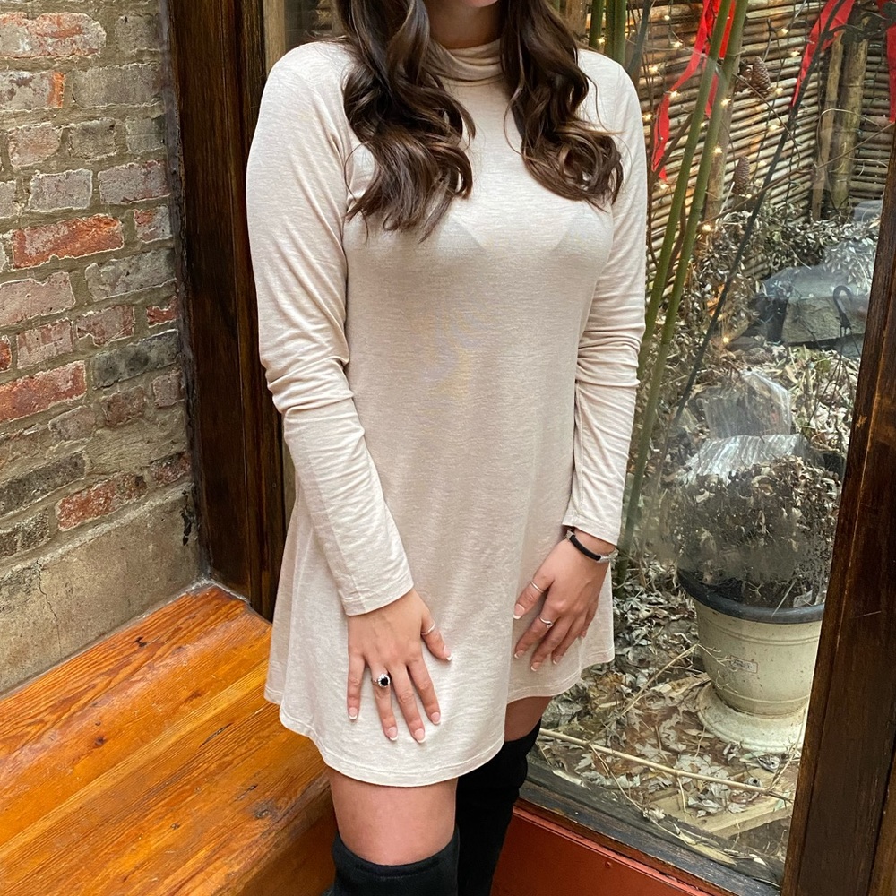 turtle neck dress